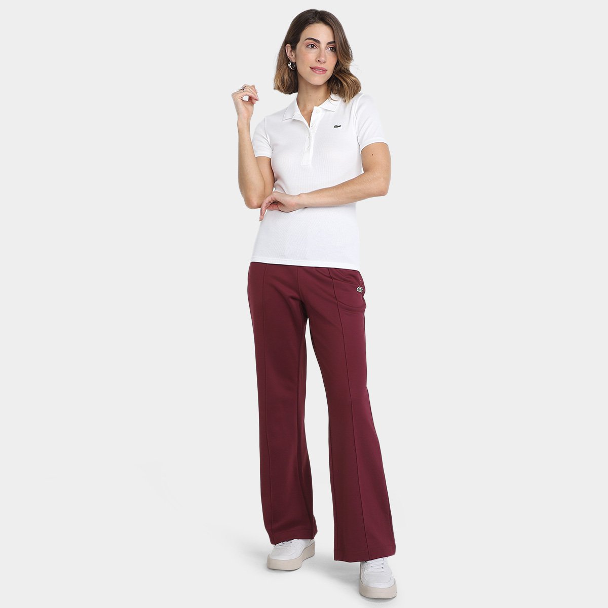 Camisa Polo Lacoste Slim Casual Feminina - Tam: 40 - 3