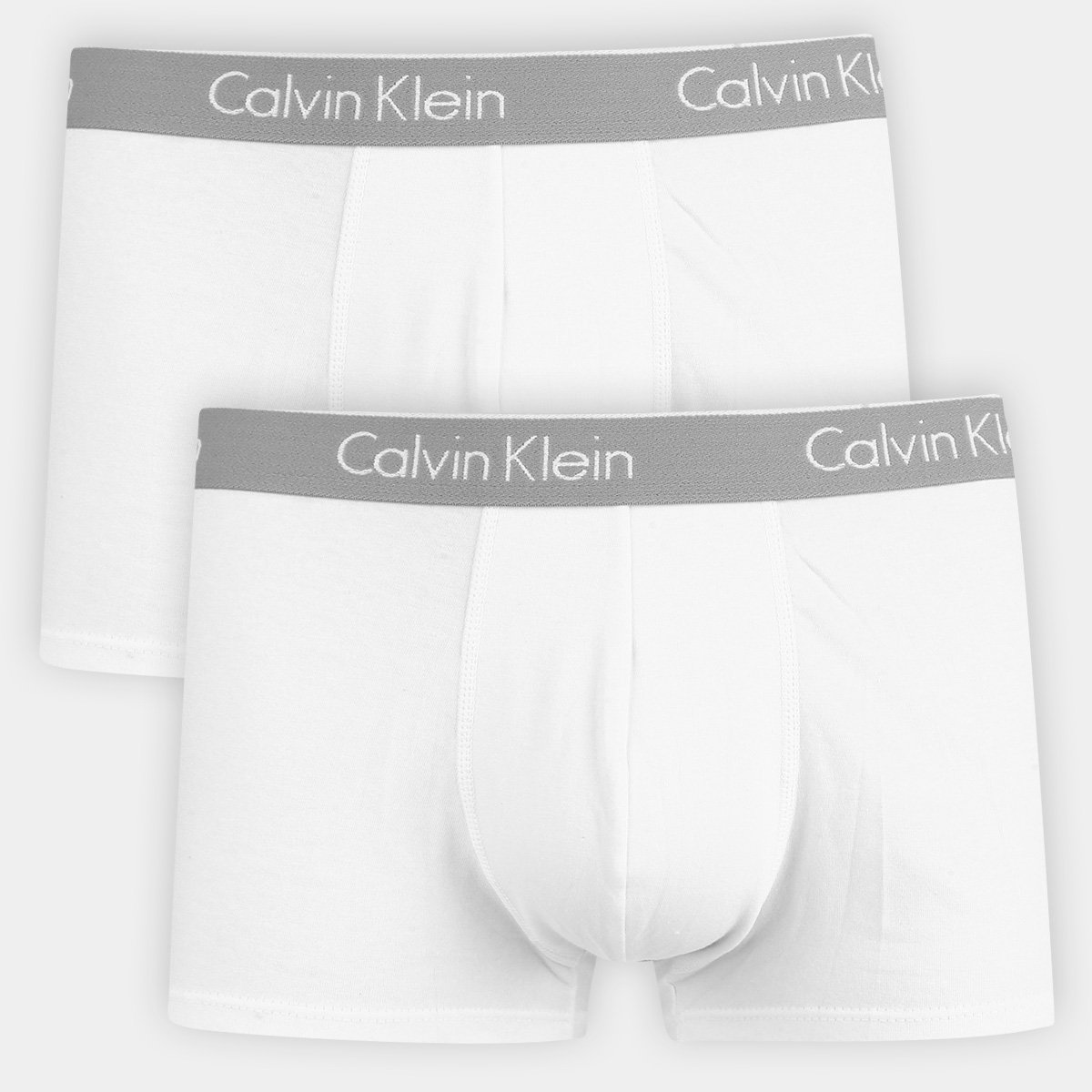 Kit Cueca Boxer Calvin Klein Cotton 2 Peças - Tam: P