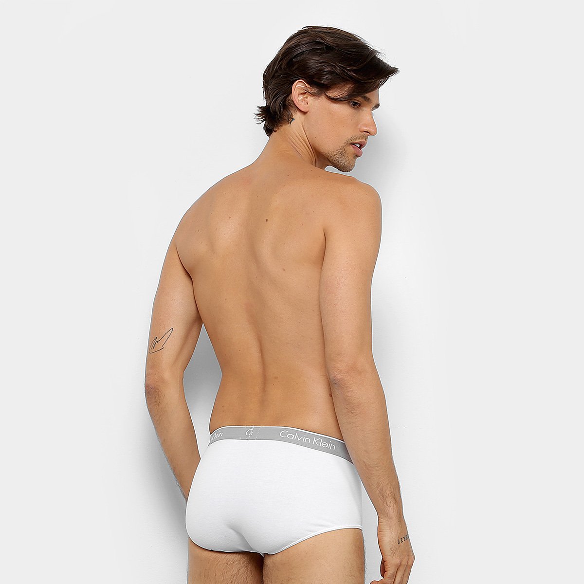Kit Cueca Slip Calvin Klein Básica - Tam: G - 2
