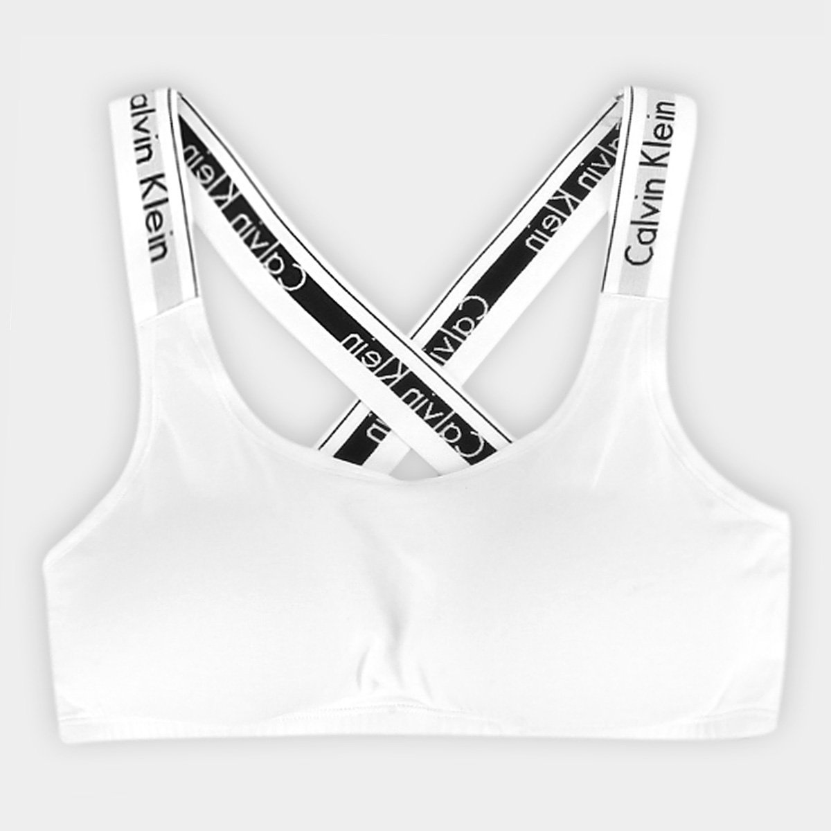 Sutiã Com Bojo Calvin Klein Top Modern Alça Cruzada - Tam: G - 2