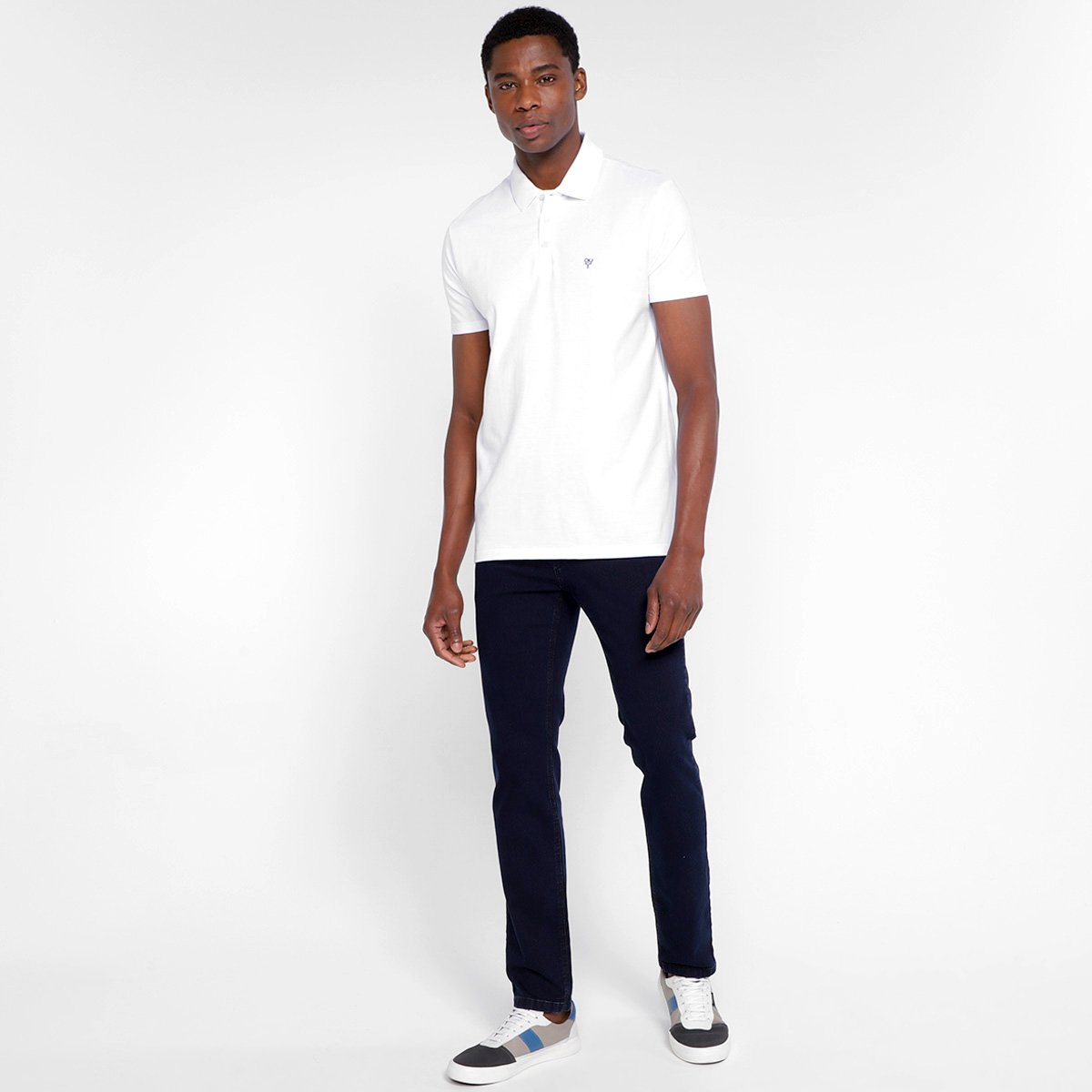 Camisa Polo Calvin Klein Omega Masculina - Tam: G - 3