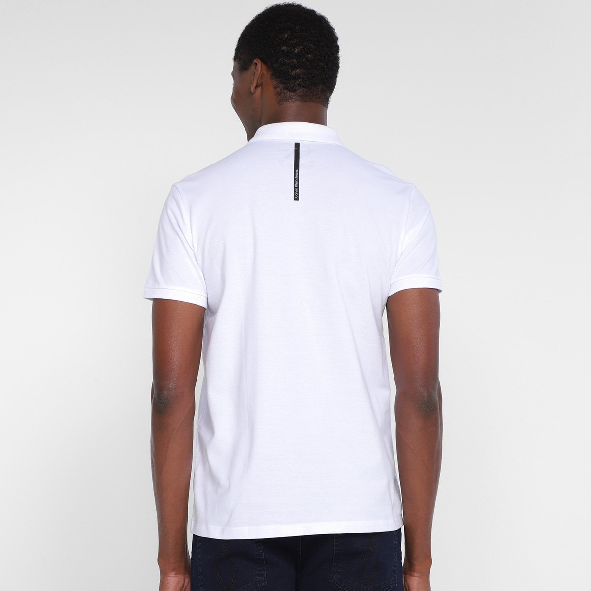 Camisa Polo Calvin Klein Logo Masculina - Tam: GG - 1