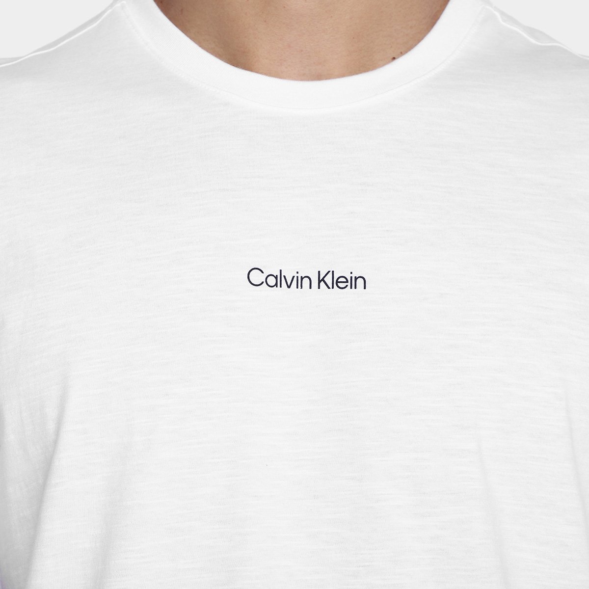 Camiseta Calvin Klein Logo Masculina - Tam: GG - 2