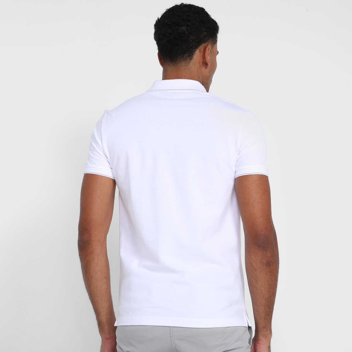 Camisa Polo Slim Calvin Klein Masculina - Tam: GG - 1