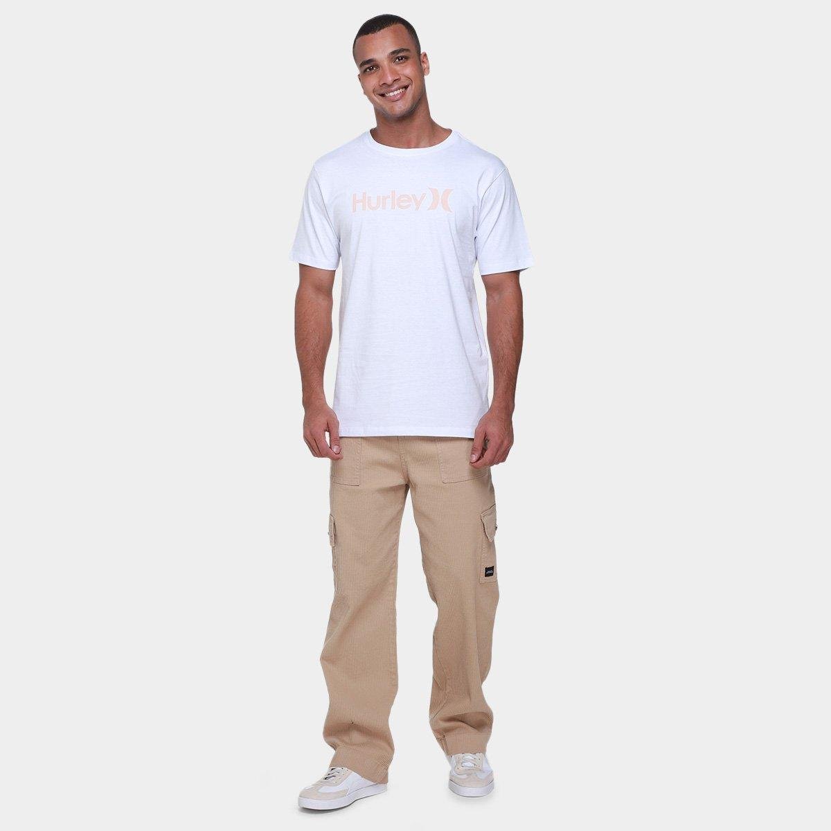 Camiseta Hurley O & O Solid Masculina - Tam: P - 3