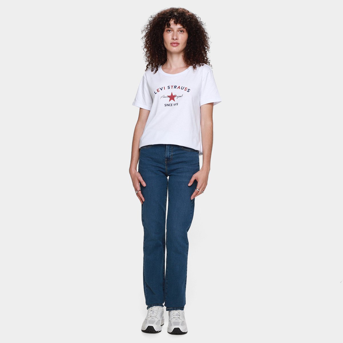 Camiseta Levis Perfect Tee Feminina - Tam: P - 3