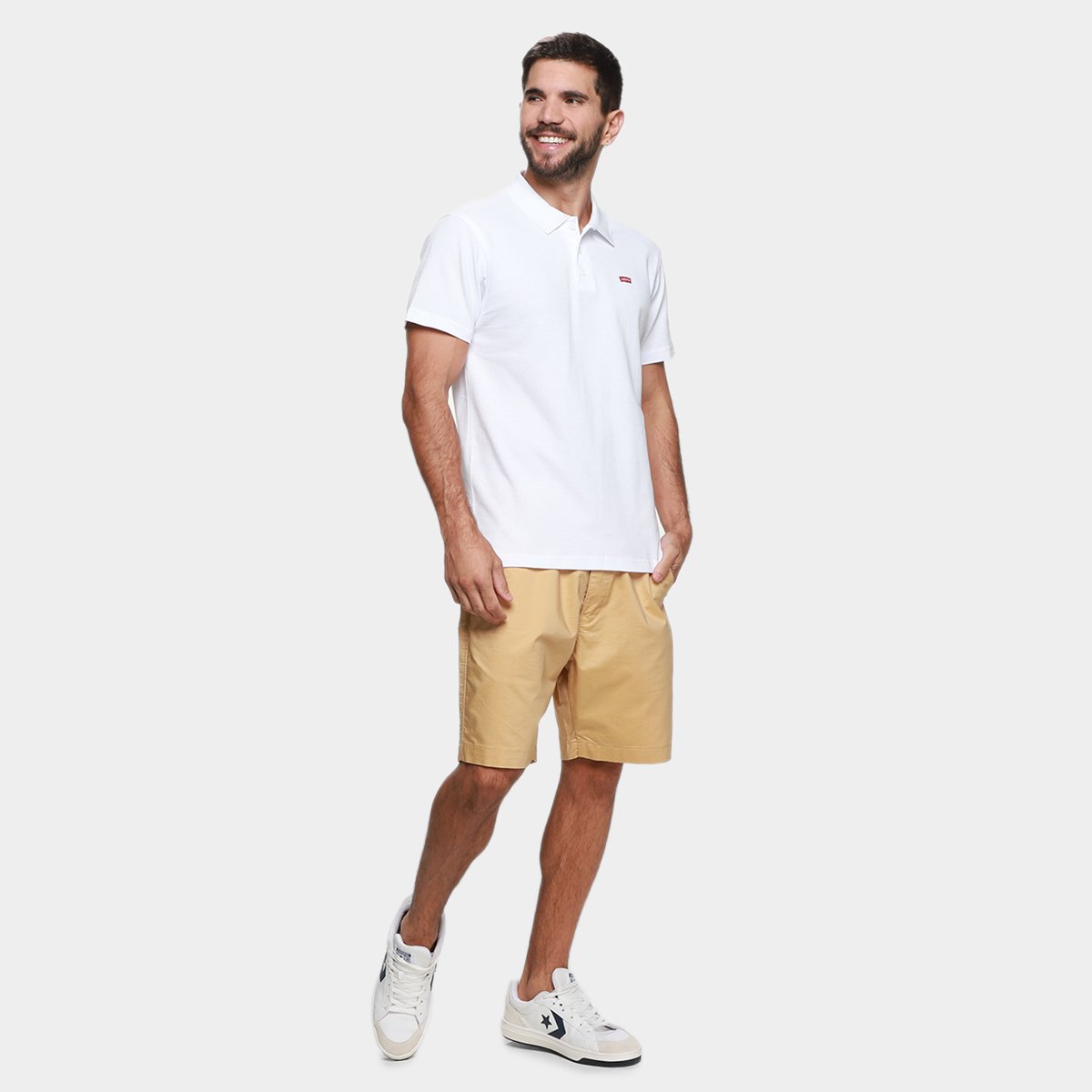 Camisa Polo Levi's Casual Masculina - Tam: P - 4