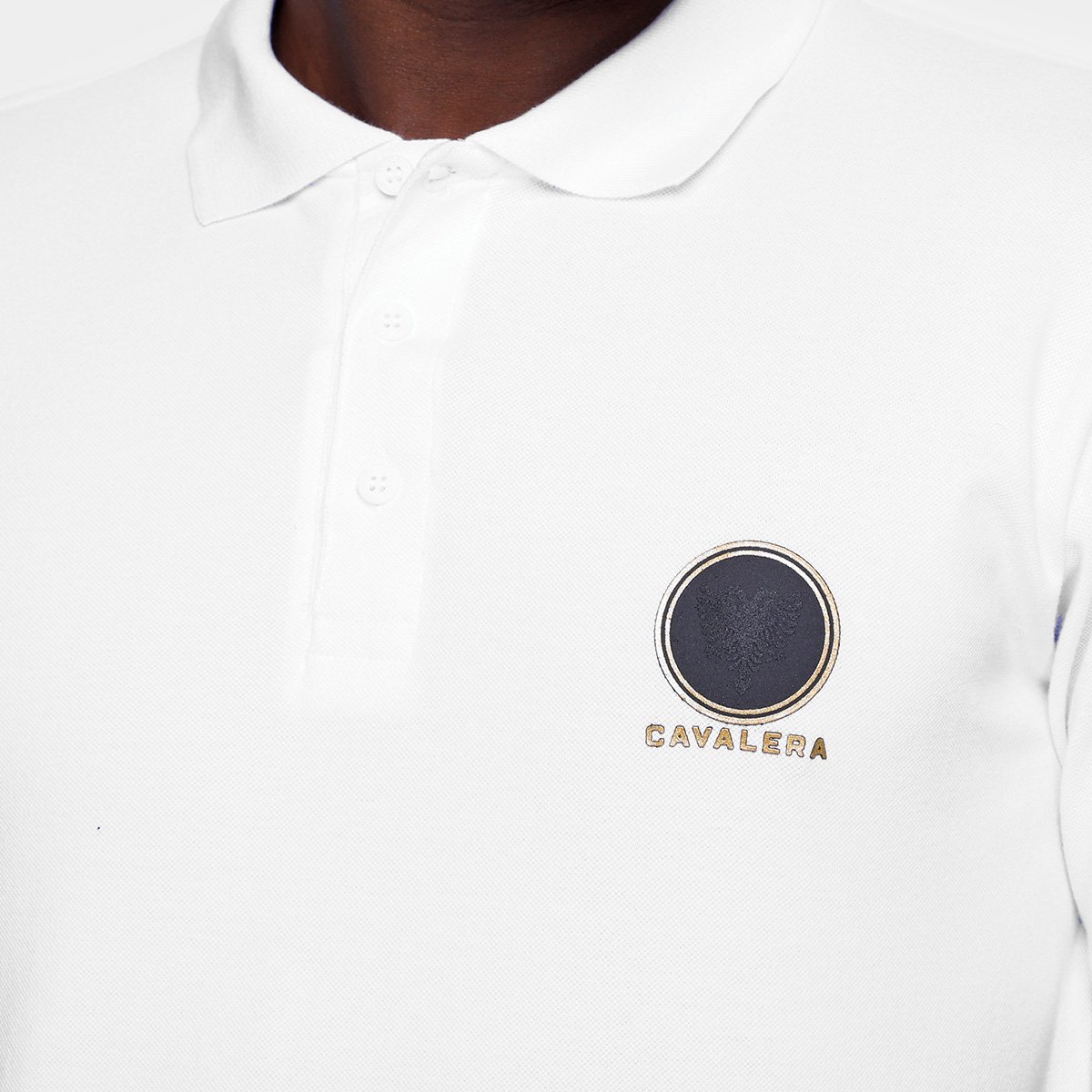 Camisa Polo Cavalera Brasão Foil Masculina - Tam: P - 2