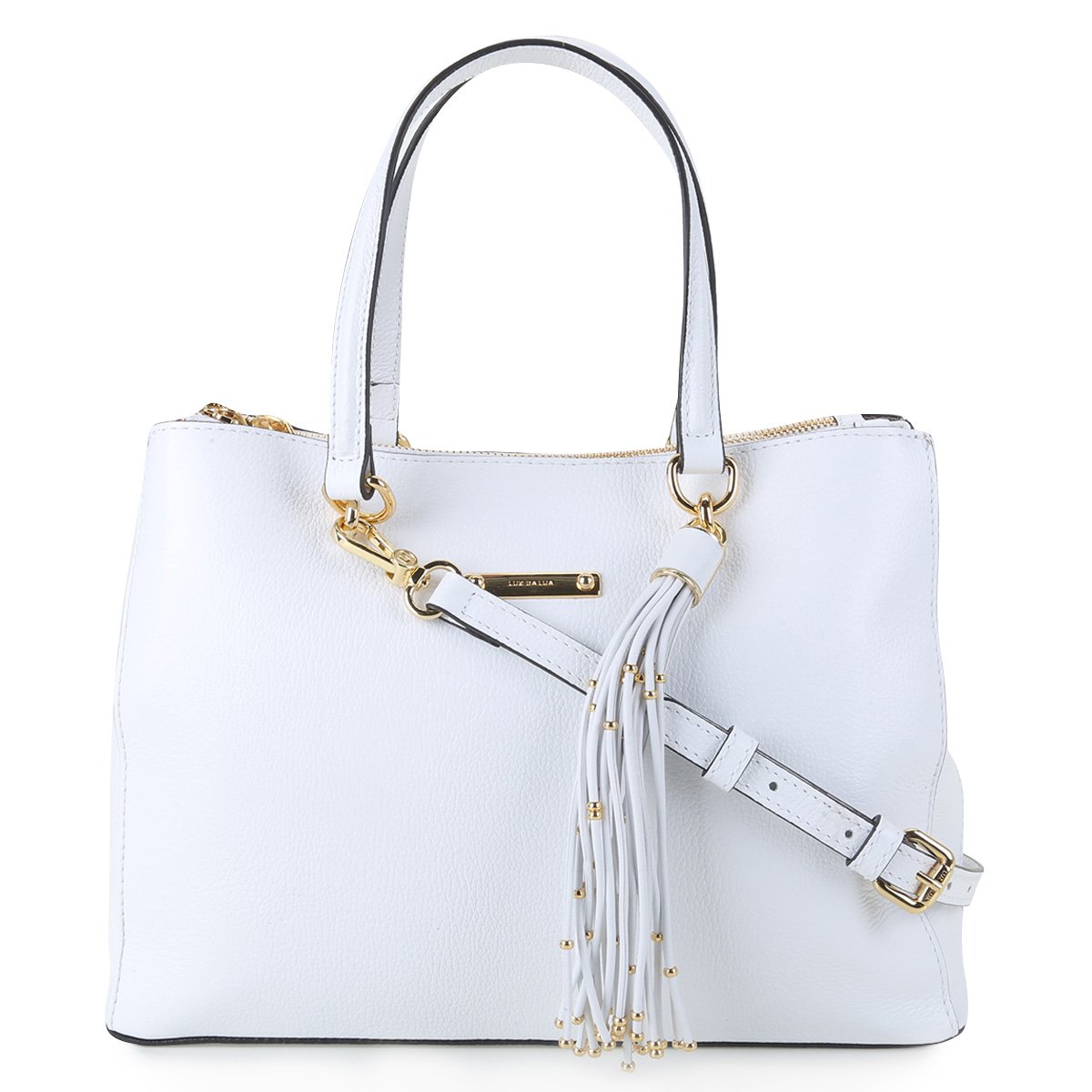 Bolsa Couro Luz Da Lua Tote Shopper Com Barbicacho Feminina
