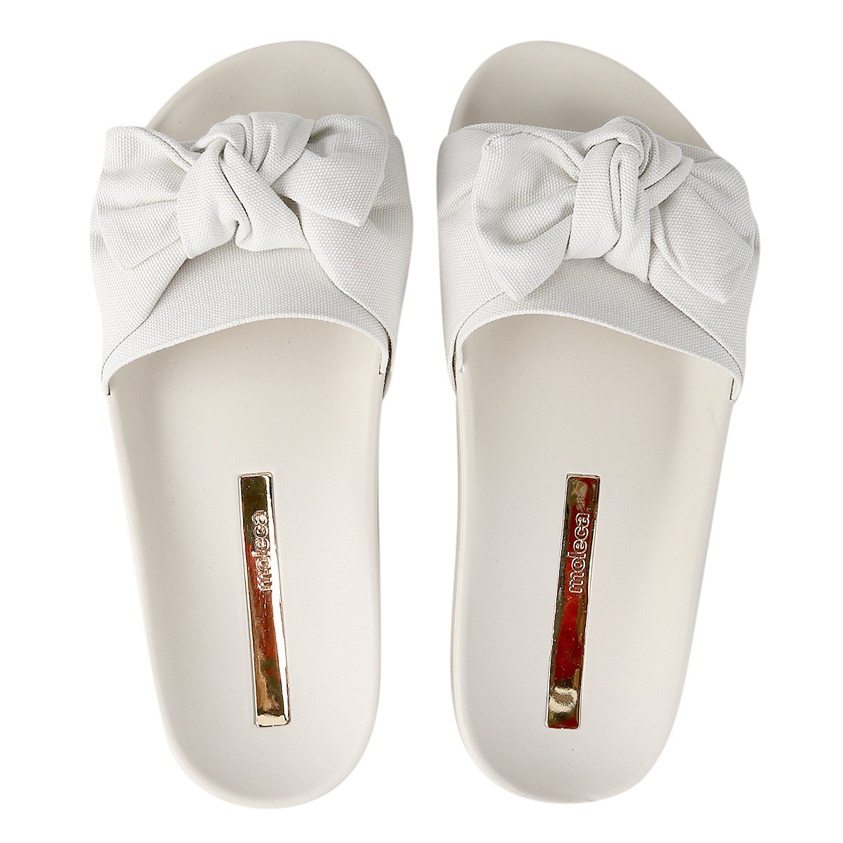 Chinelo Moleca Slide Laço Feminino