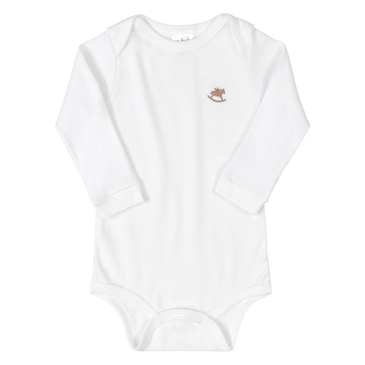 Body Bebê Up Baby Suedine Manga Longa