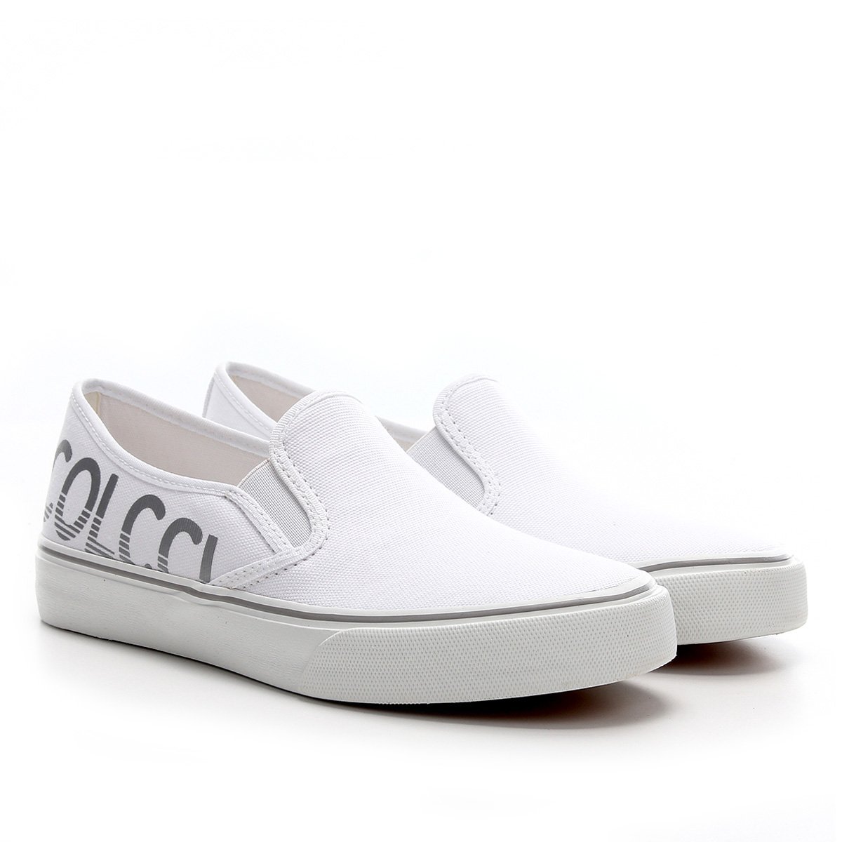 Sapatenis slip on feminino tecido bordô - R$ 74.90, cor Azul #77788, compre  agora | Shafa