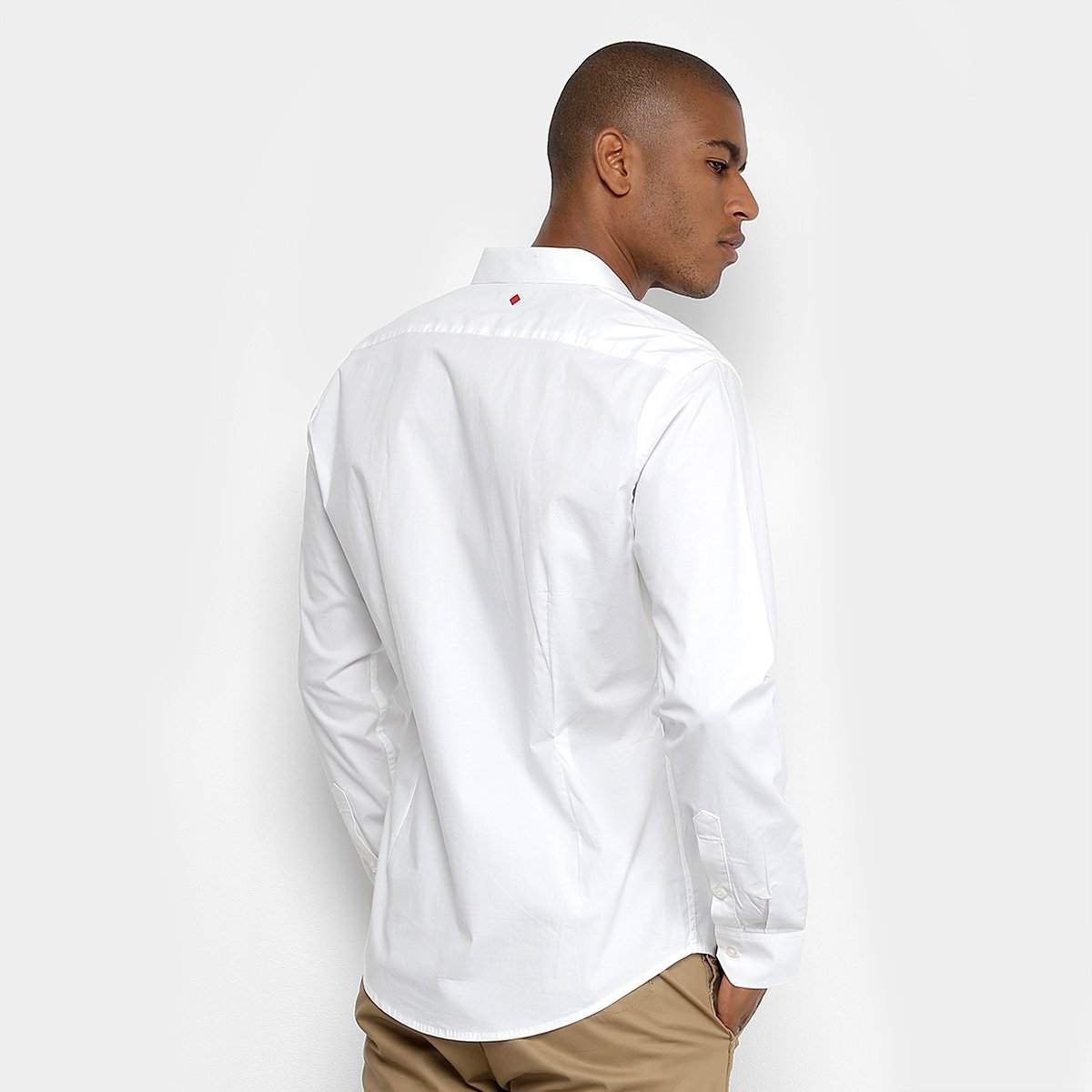 Camisa Forum Básica Manga Longa Square Masculina - Tam: 6 - 1