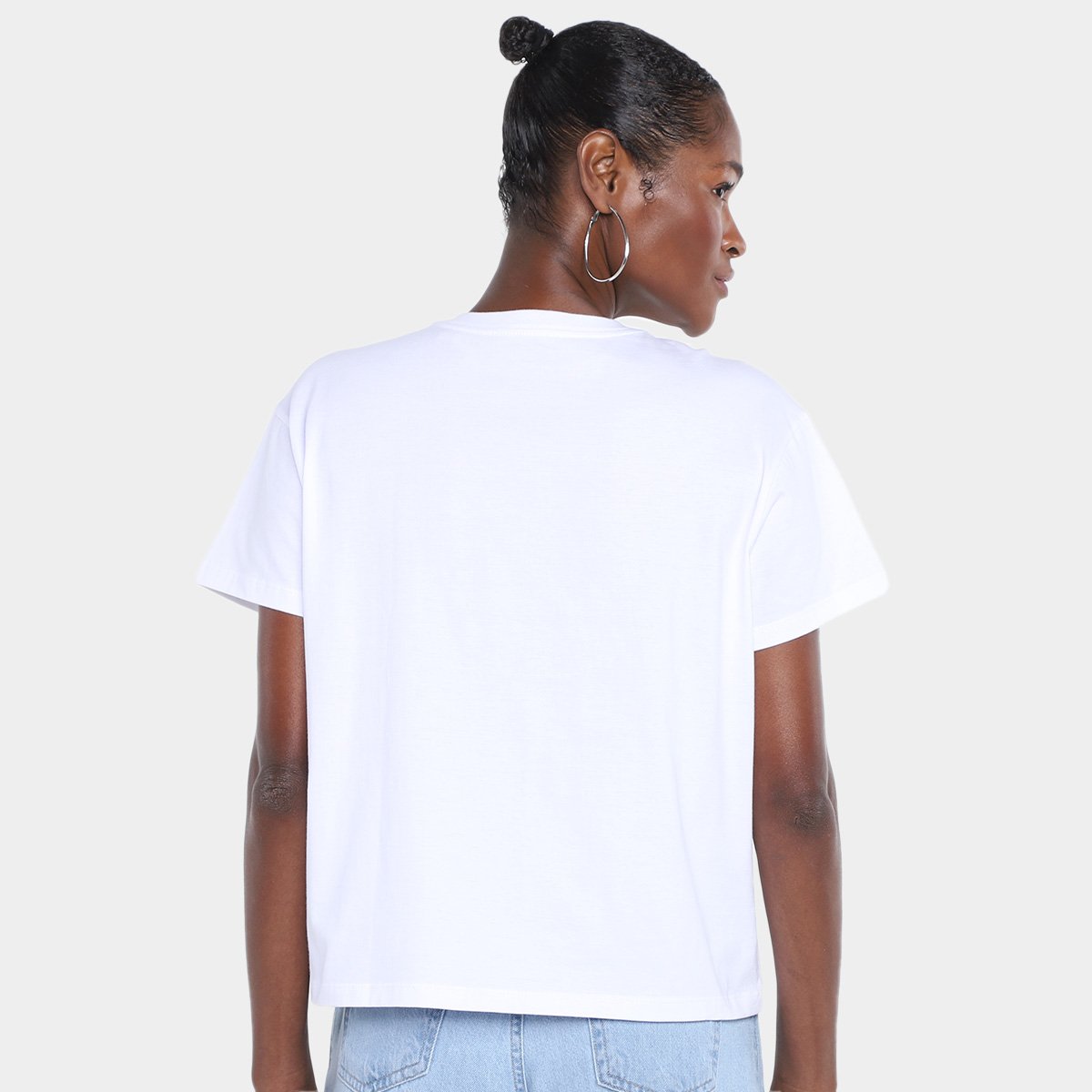 Camiseta Cropped Ellus Pocket Hotfix Feminina - Tam: G - 1