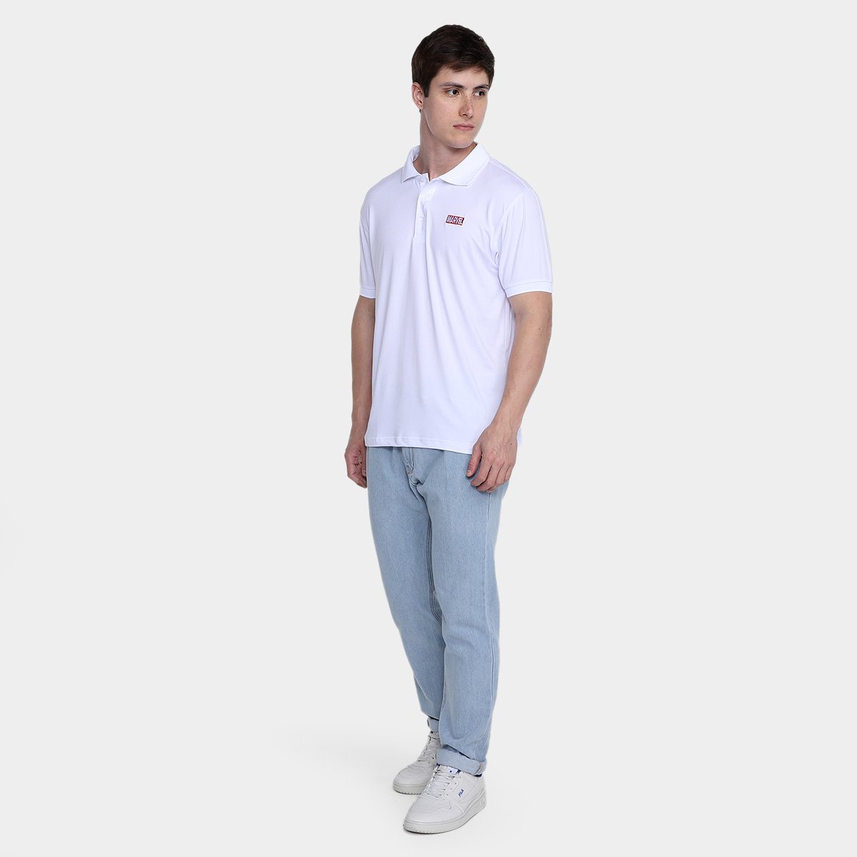 Camisa Polo Mooncity Bord Marvel Masculina - Tam: P - 3