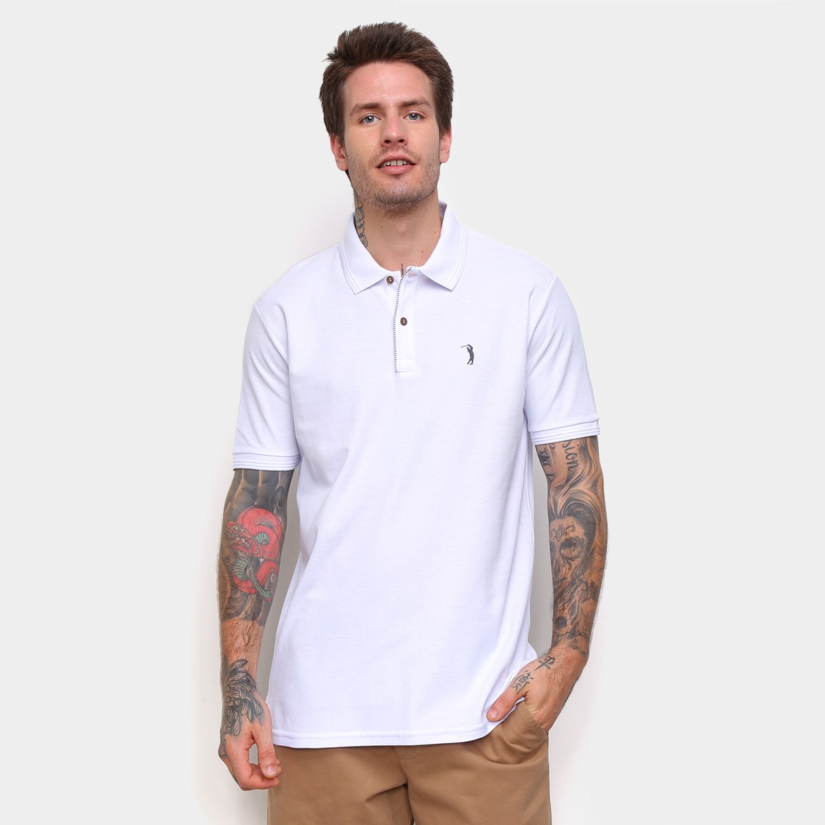 Camisa Polo Aleatory Básica Masculina
