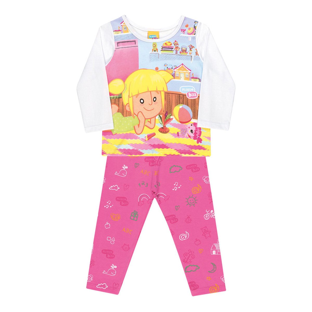 Conjunto Bebê Kamylus Mundo Bita Longo