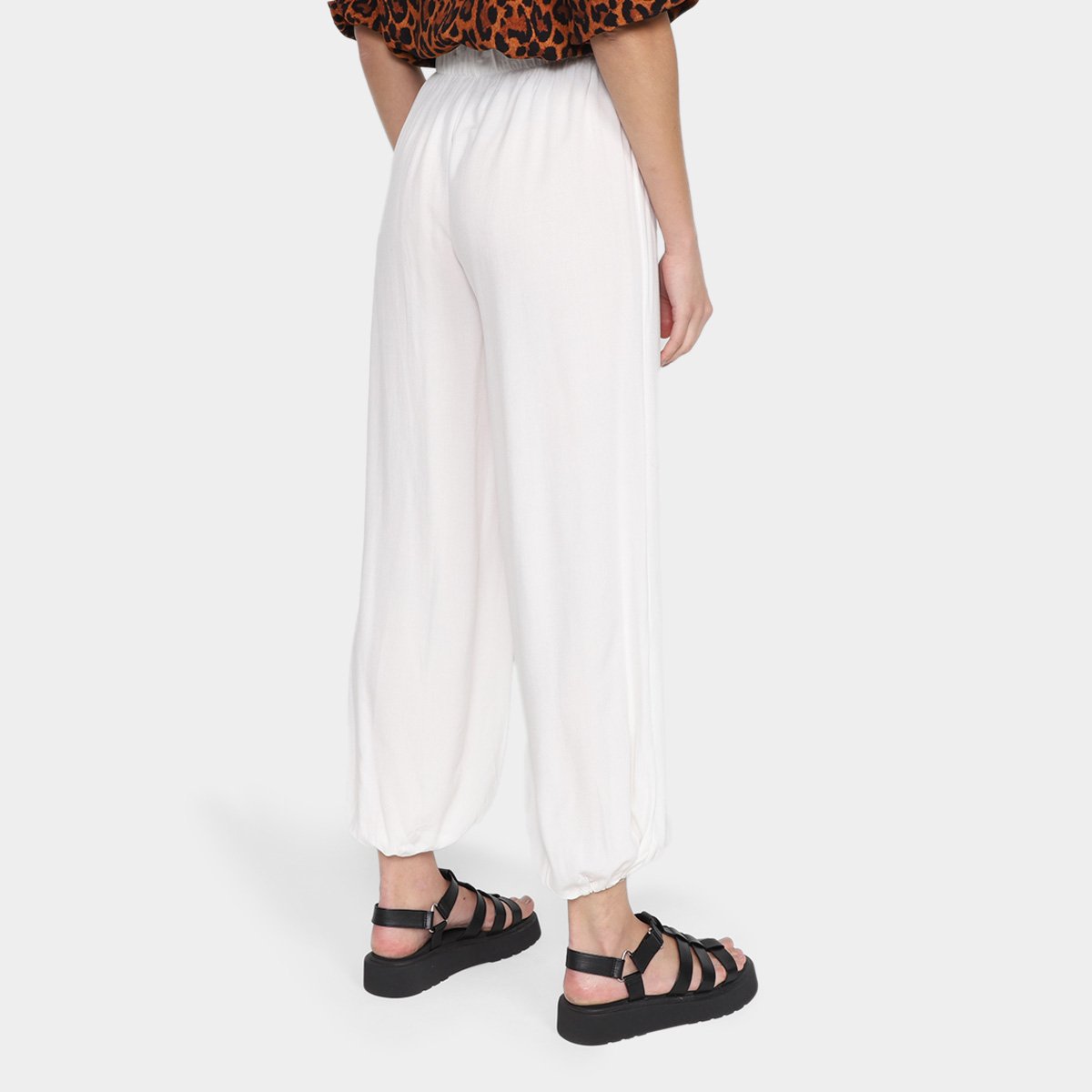 Calça Aladim Lança Perfume Cintura Alta Feminina - Tam: P - 2