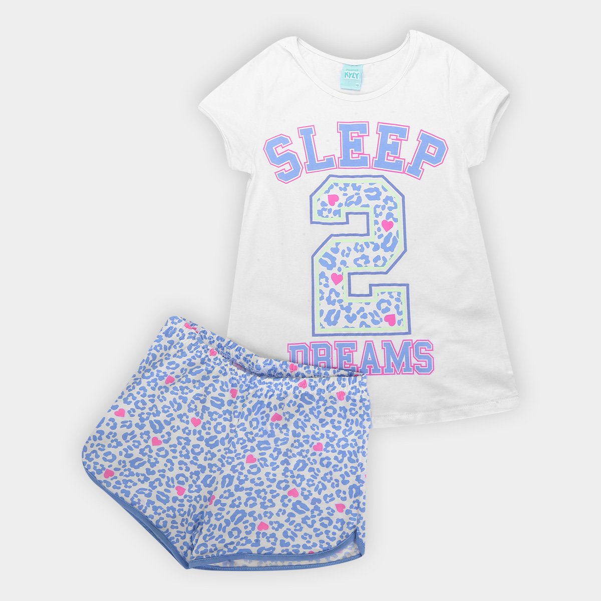 Pijama Infantil Kyly Brilha No Escuro Number