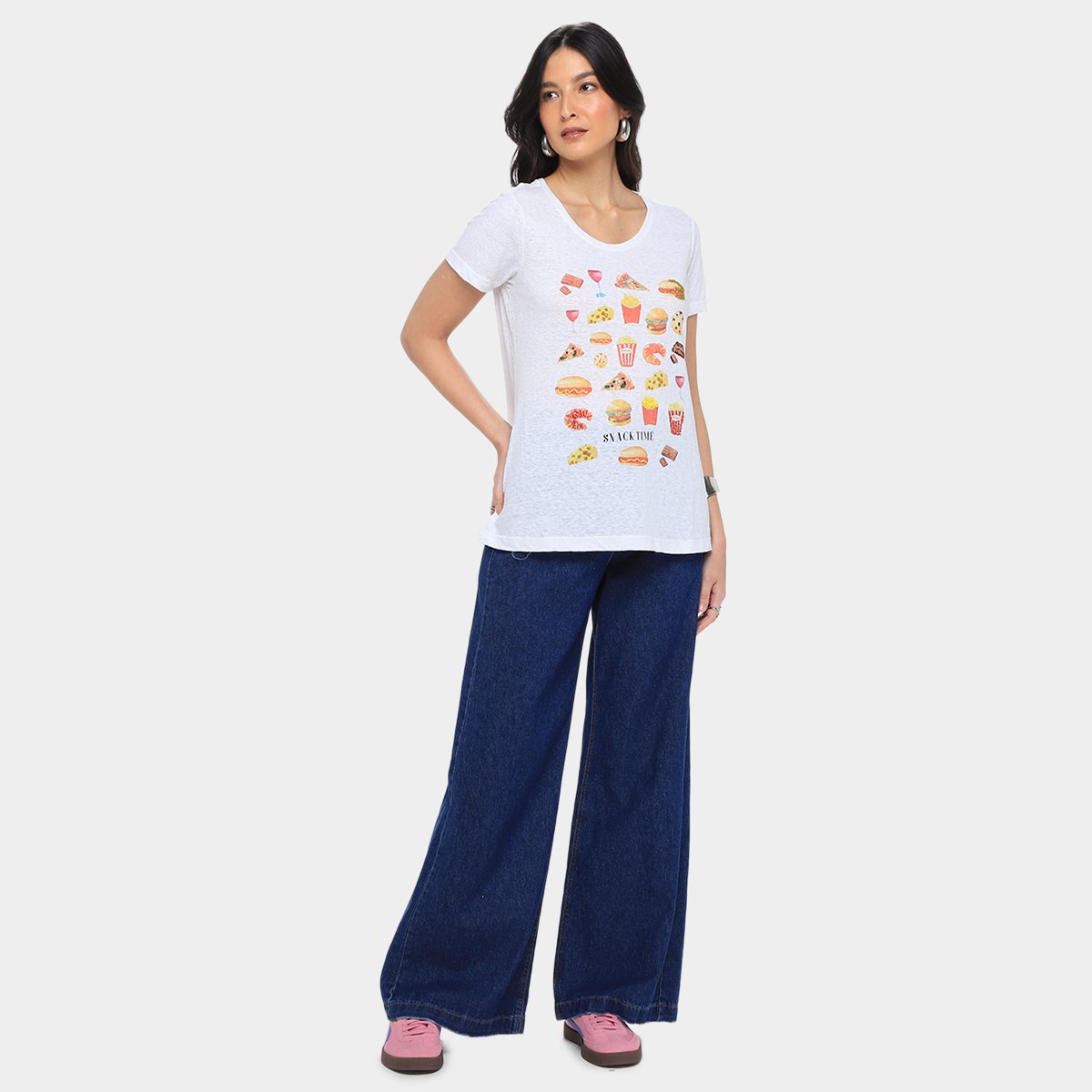 Camiseta Canal Snack Bordada - Tam: G - 3