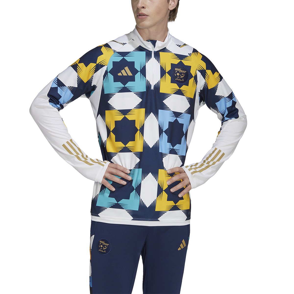 Moletom Seleção Argélia 22/23 Treino Adidas Masculino - Tam: P - 1