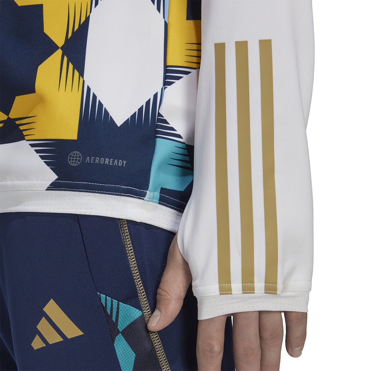 Moletom Seleção Argélia 22/23 Treino Adidas Masculino - Tam: P - 3