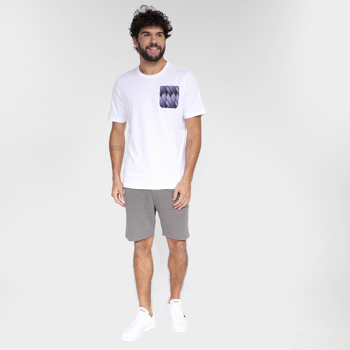 Camiseta Real Madrid DNA Adidas Masculina - Tam: G - 3