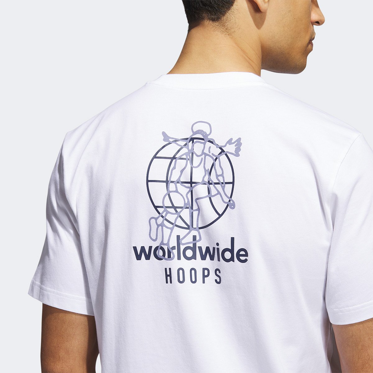 Camiseta Adidas World Wide Hoops Hbr Masculina - Tam: G - 3