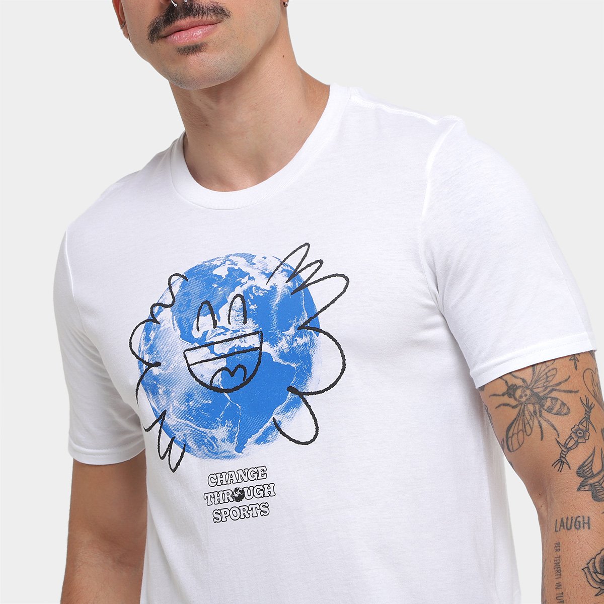 Camiseta Adidas Change Earth Masculina - Tam: P - 2