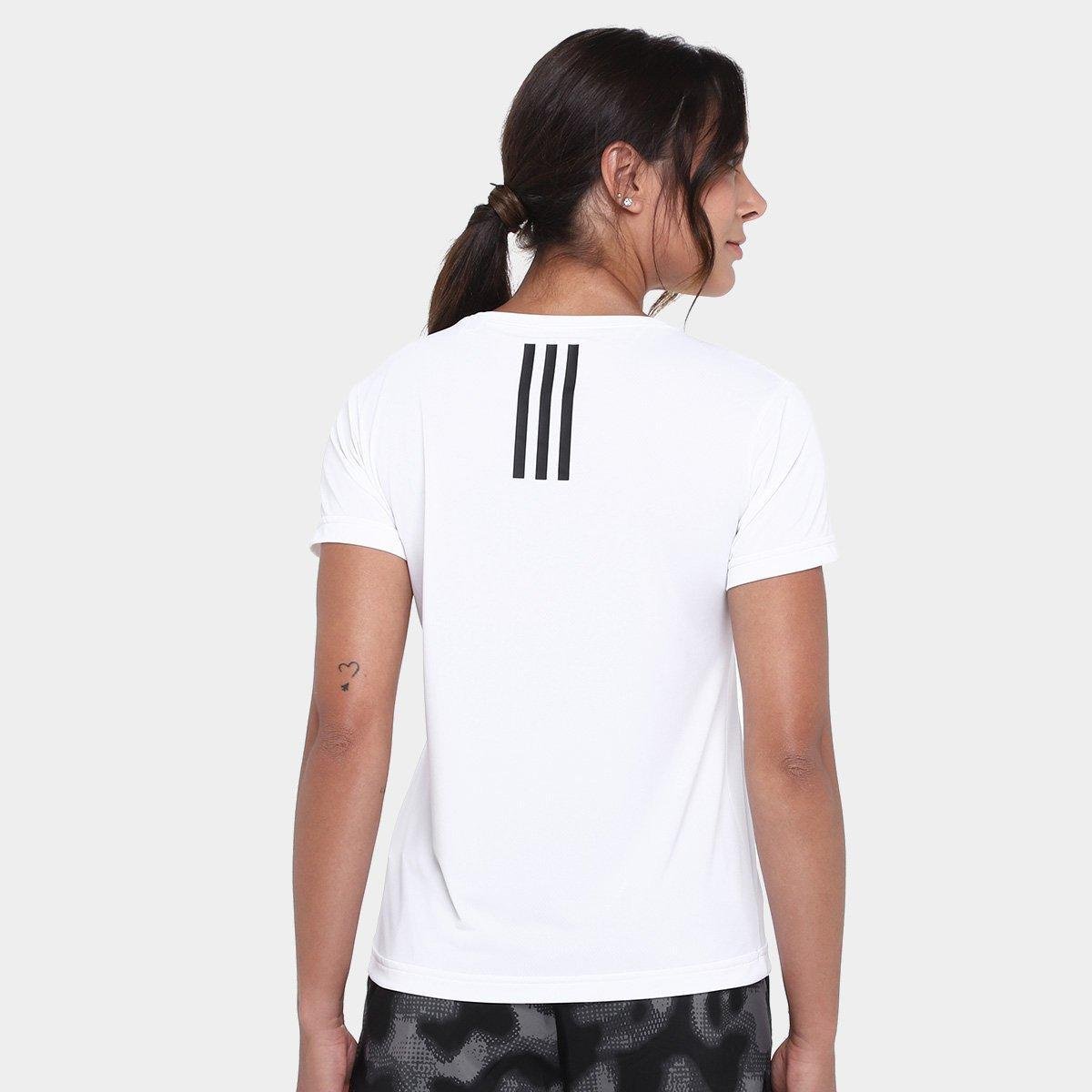 Camiseta Adidas Own The Run 3 Listras Feminina - Tam: P - 1