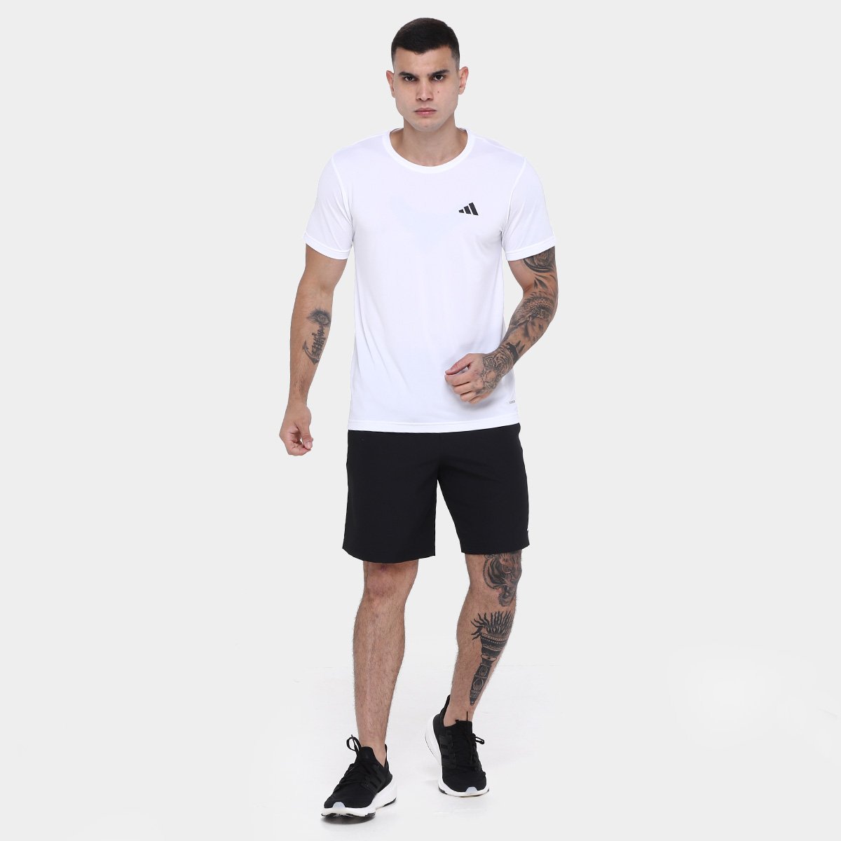 Camiseta Adidas Own The Run 3 Listras Masculina - Tam: P - 3