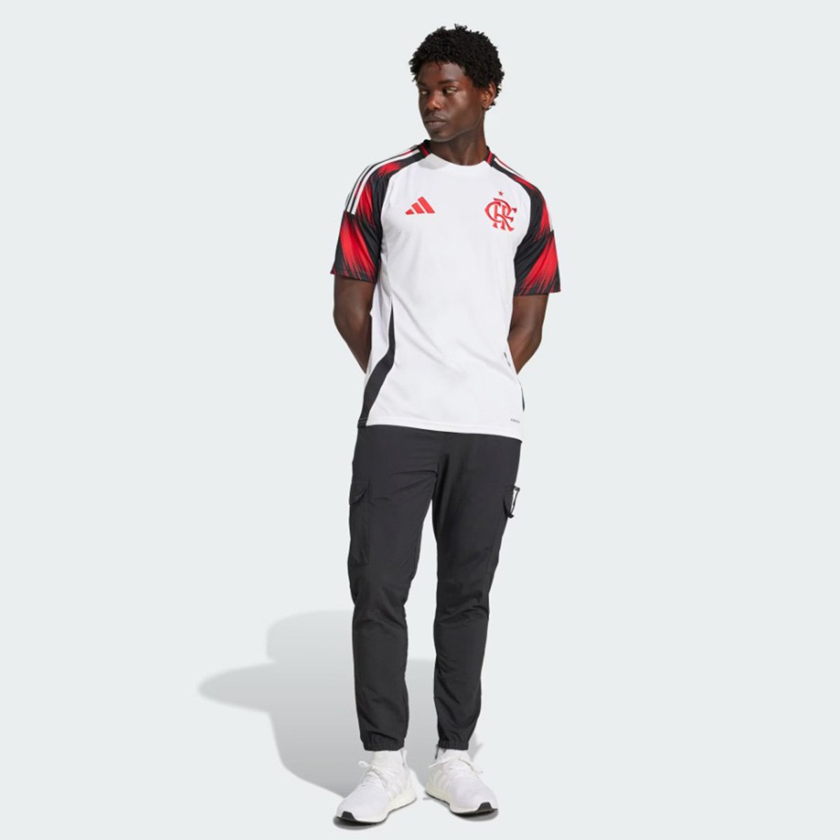 Camisa Flamengo II 25/26 s/n Torcedor Adidas Masculina - Tam: P - 3