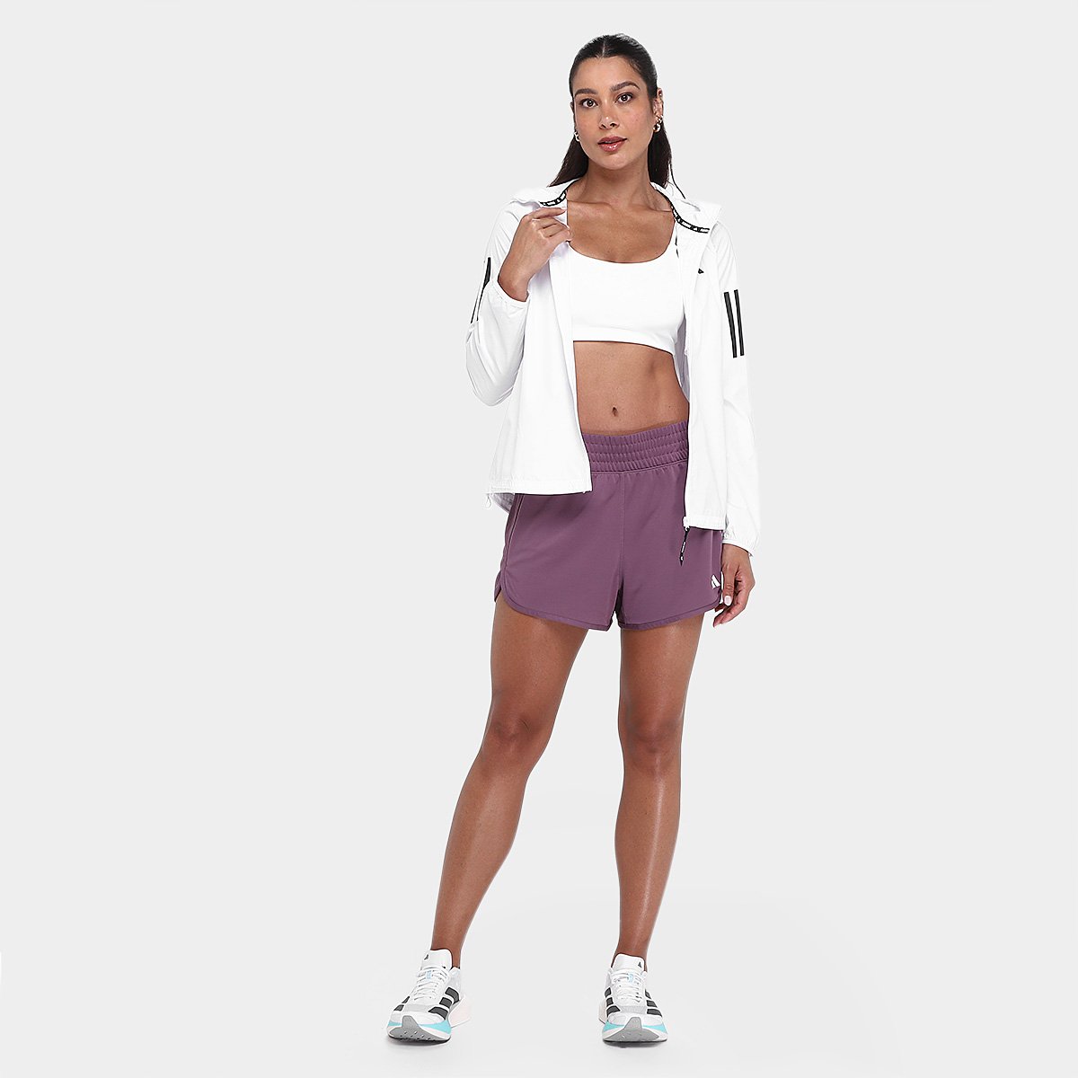 Jaqueta Corta Vento Adidas Own The Run Base Feminina - Tam: P - 3
