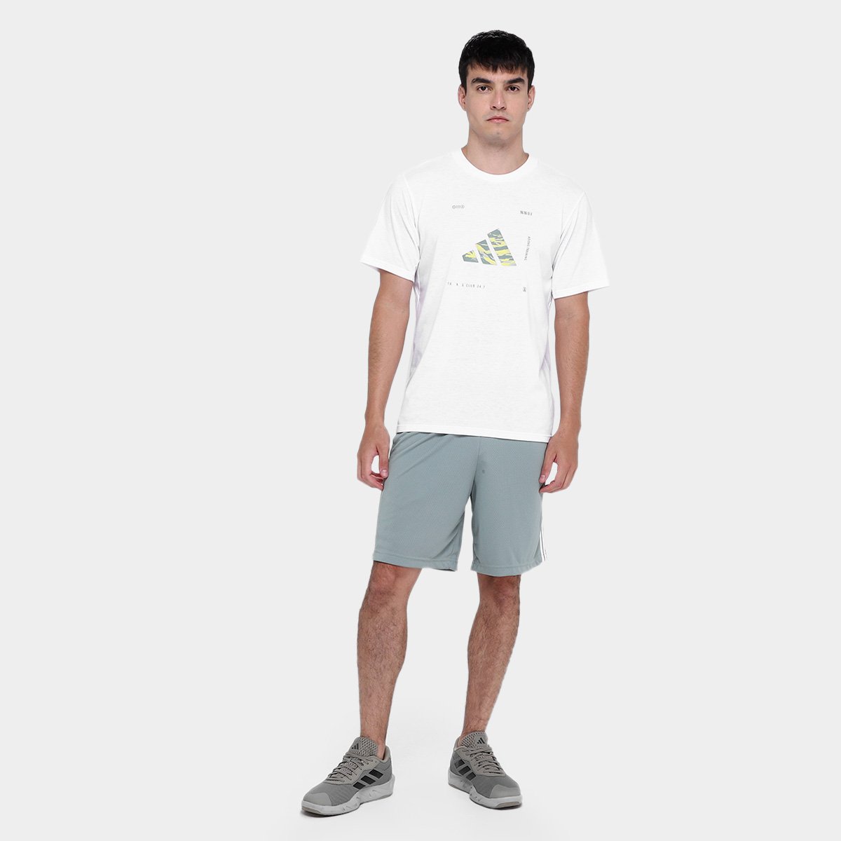 Camiseta Adidas Logo Masculina - Tam: P - 3
