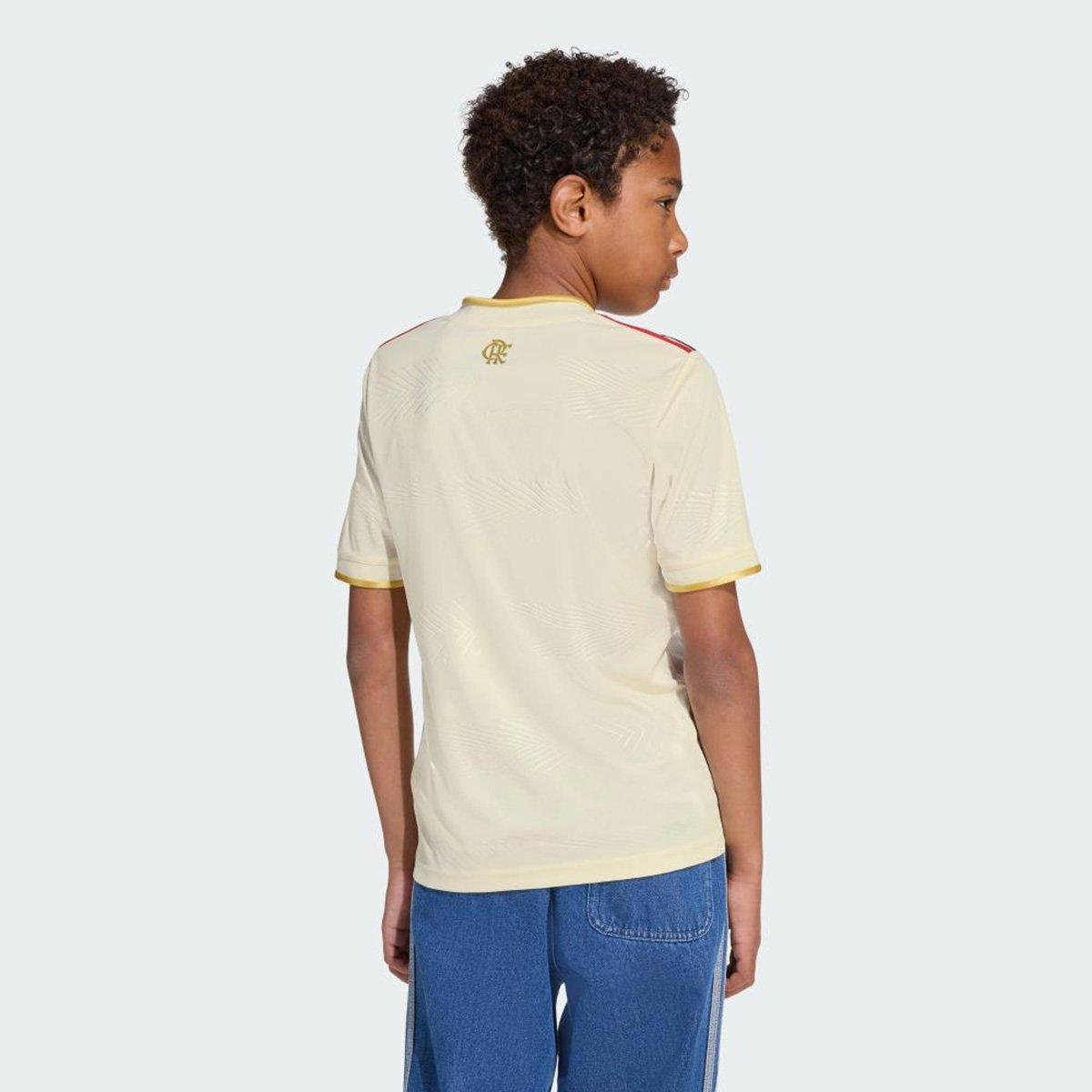 Camisa Infantil Flamengo III 25/26 Torcedor Adidas - Tam: 7/8A - 2