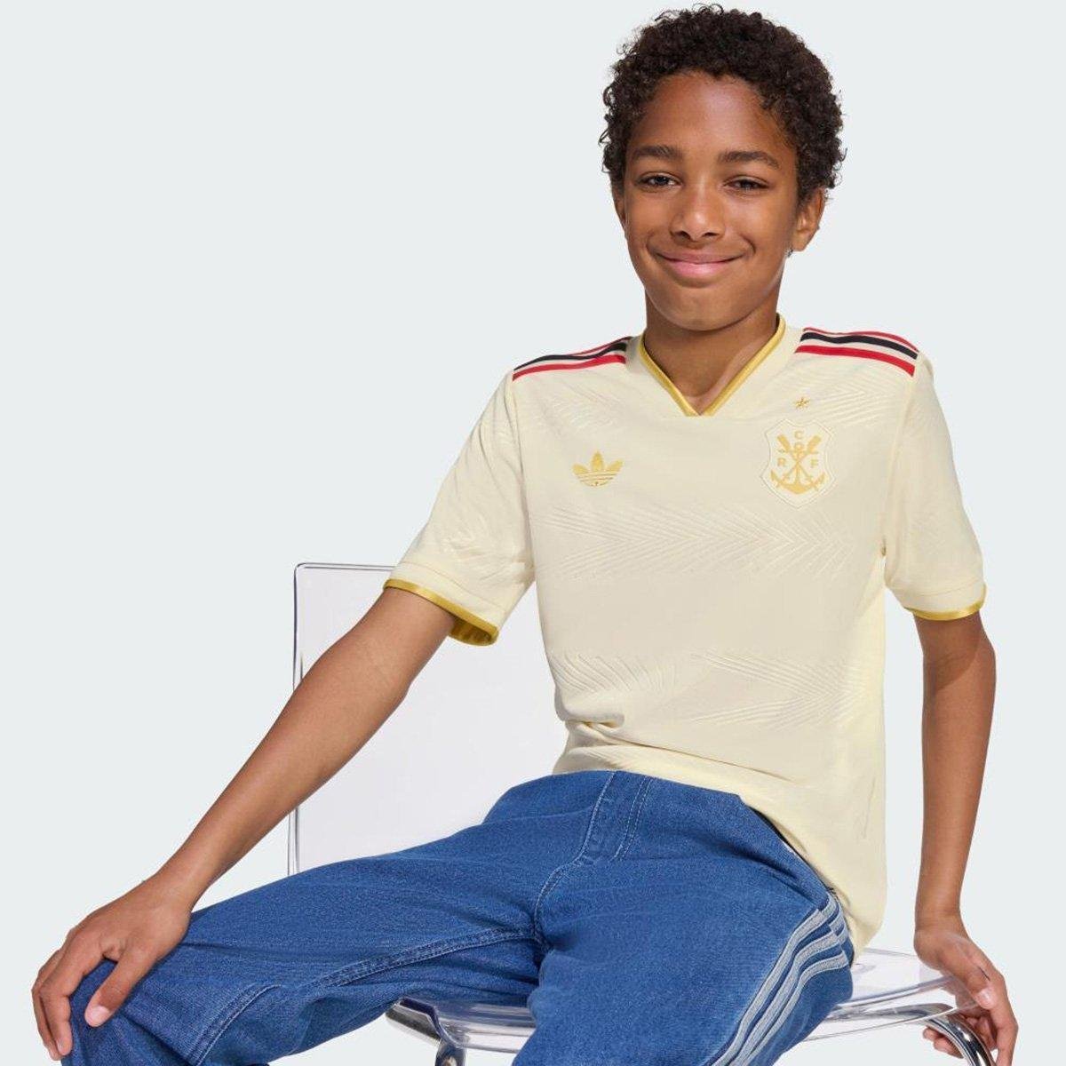 Camisa Infantil Flamengo III 25/26 Torcedor Adidas - Tam: 7/8A - 4