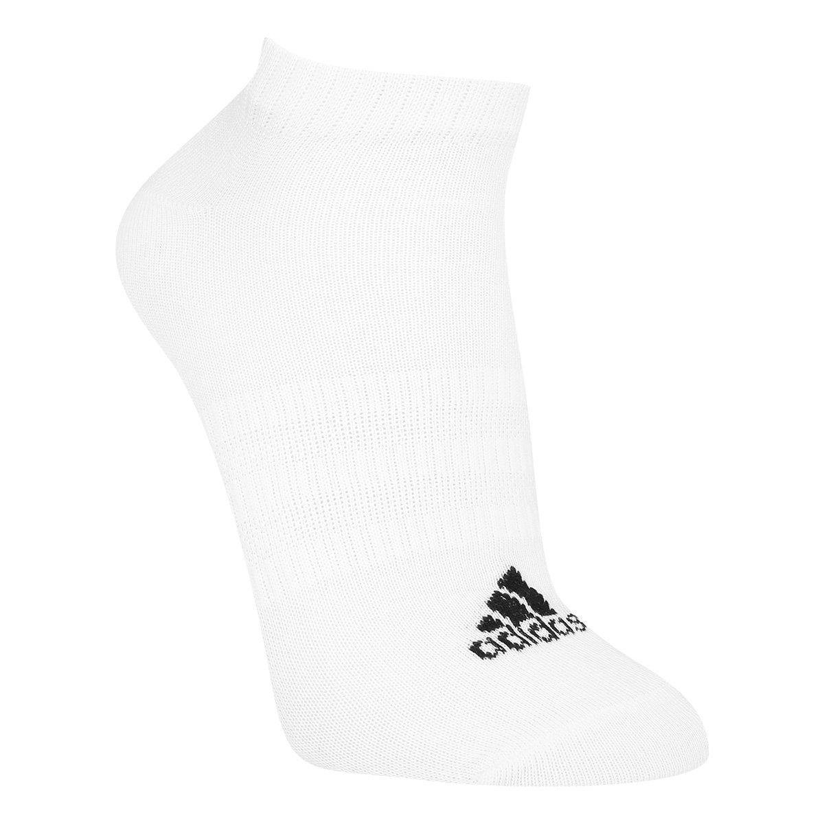 Kit Meia Adidas Sportswear Invisível com 3 Pares - Tam: 43/45 - 1