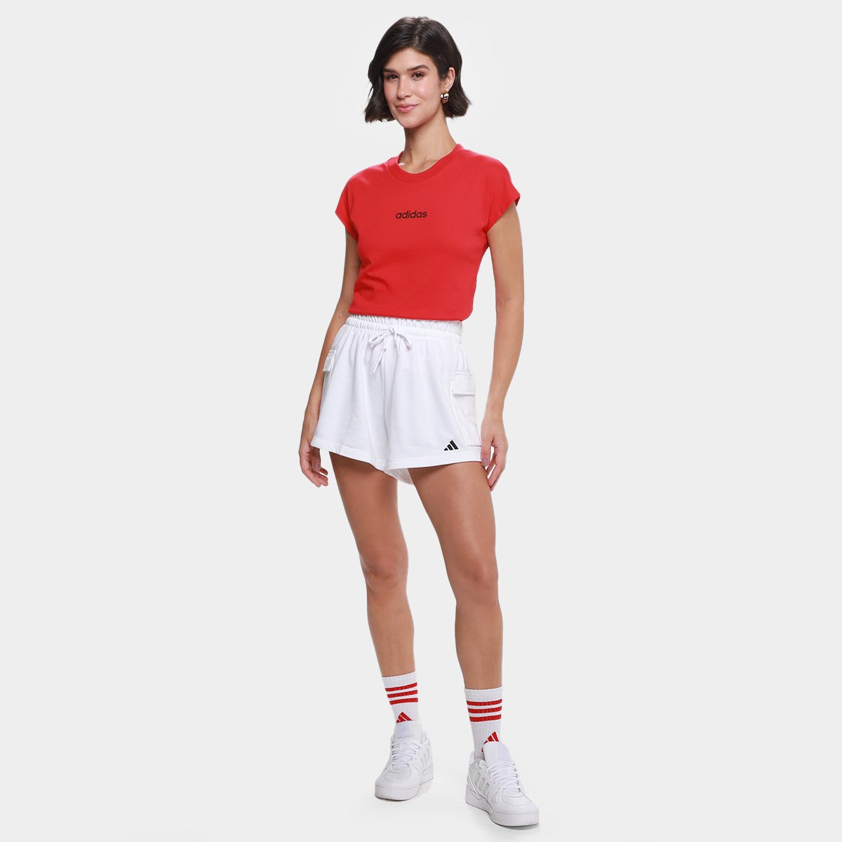 Shorts Adidas Small Logo Feminino - Tam: G - 3