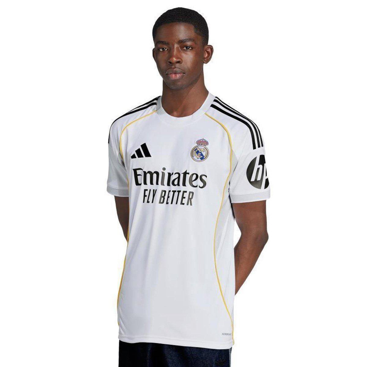Camisa Real Madrid Home 25/26 s/n Torcedor Adidas Masculina - Tam: P - 1