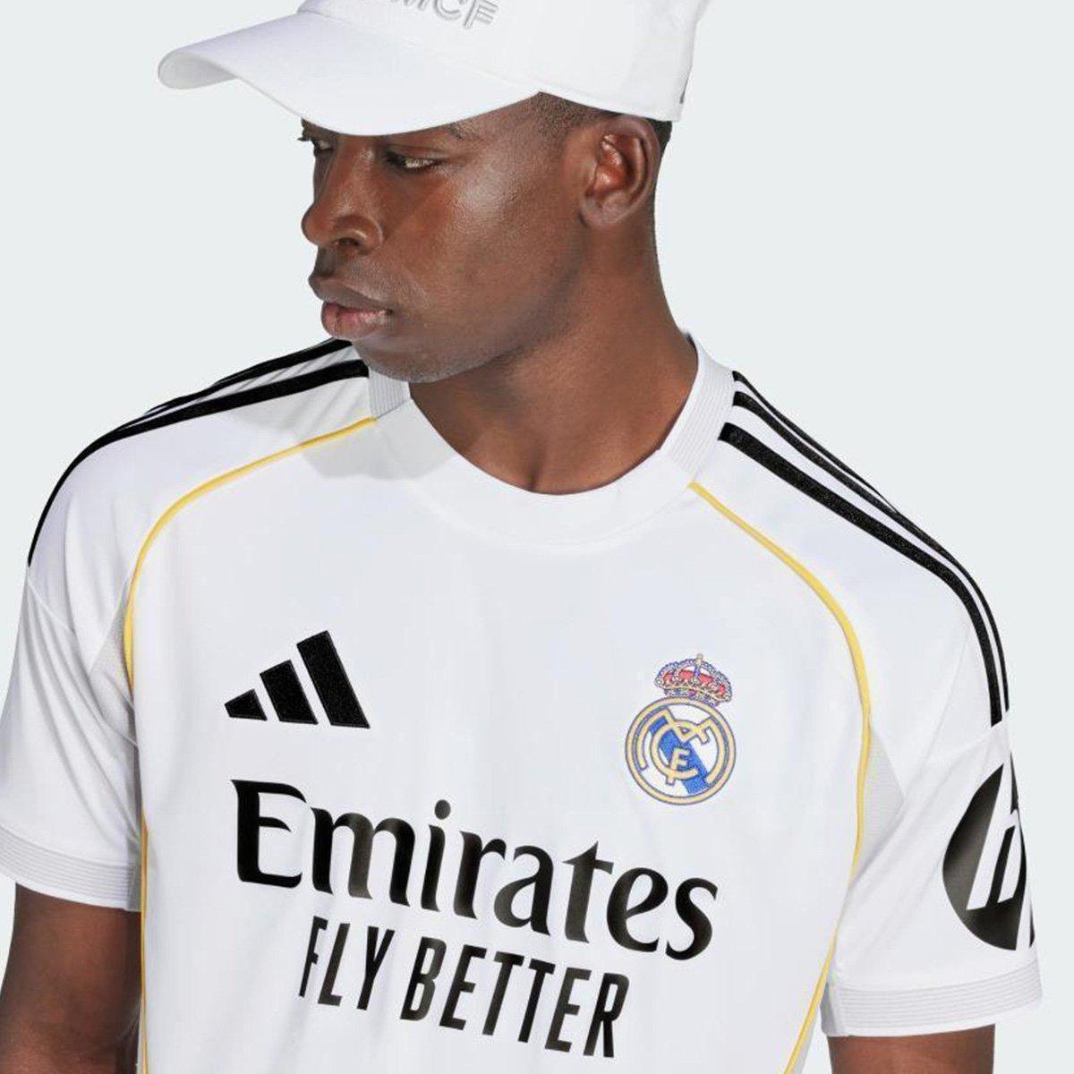 Camisa Real Madrid Home 25/26 s/n Torcedor Adidas Masculina - Tam: P - 3