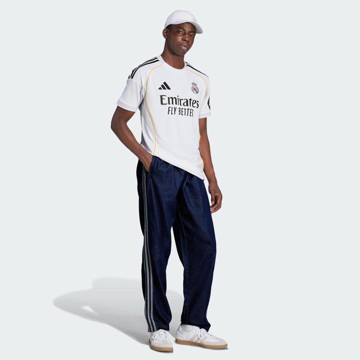 Camisa Real Madrid Home 25/26 s/n Torcedor Adidas Masculina - Tam: P - 5