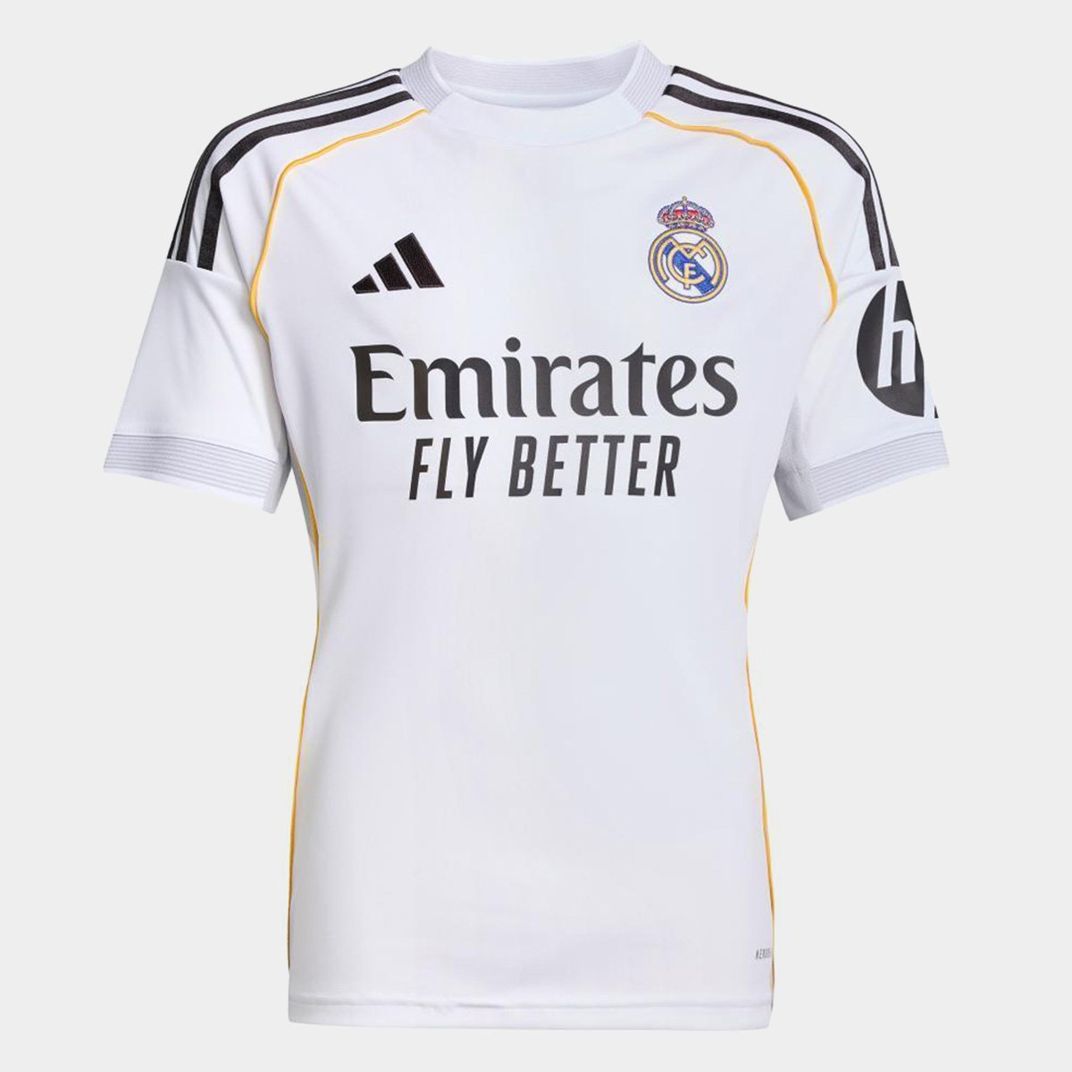 Camisa Real Madrid Infantil Home 25/26 s/n Torcedor Adidas - Tam: 9/10A - 1