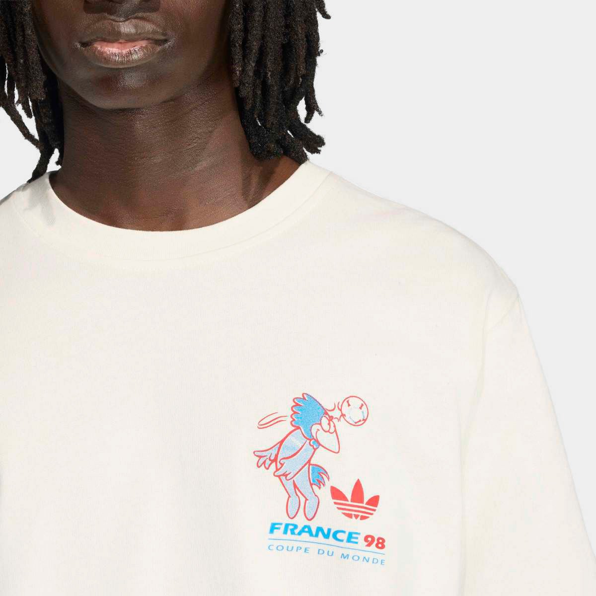 Camiseta Adidas Mascote Footix Copa Do Mundo Da Fifa 1998 Masculina - Tam: G - 2
