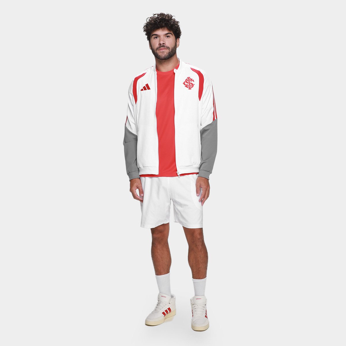 Jaqueta Internacional 26/27 Apresentação Adidas Masculina - Tam: G - 3