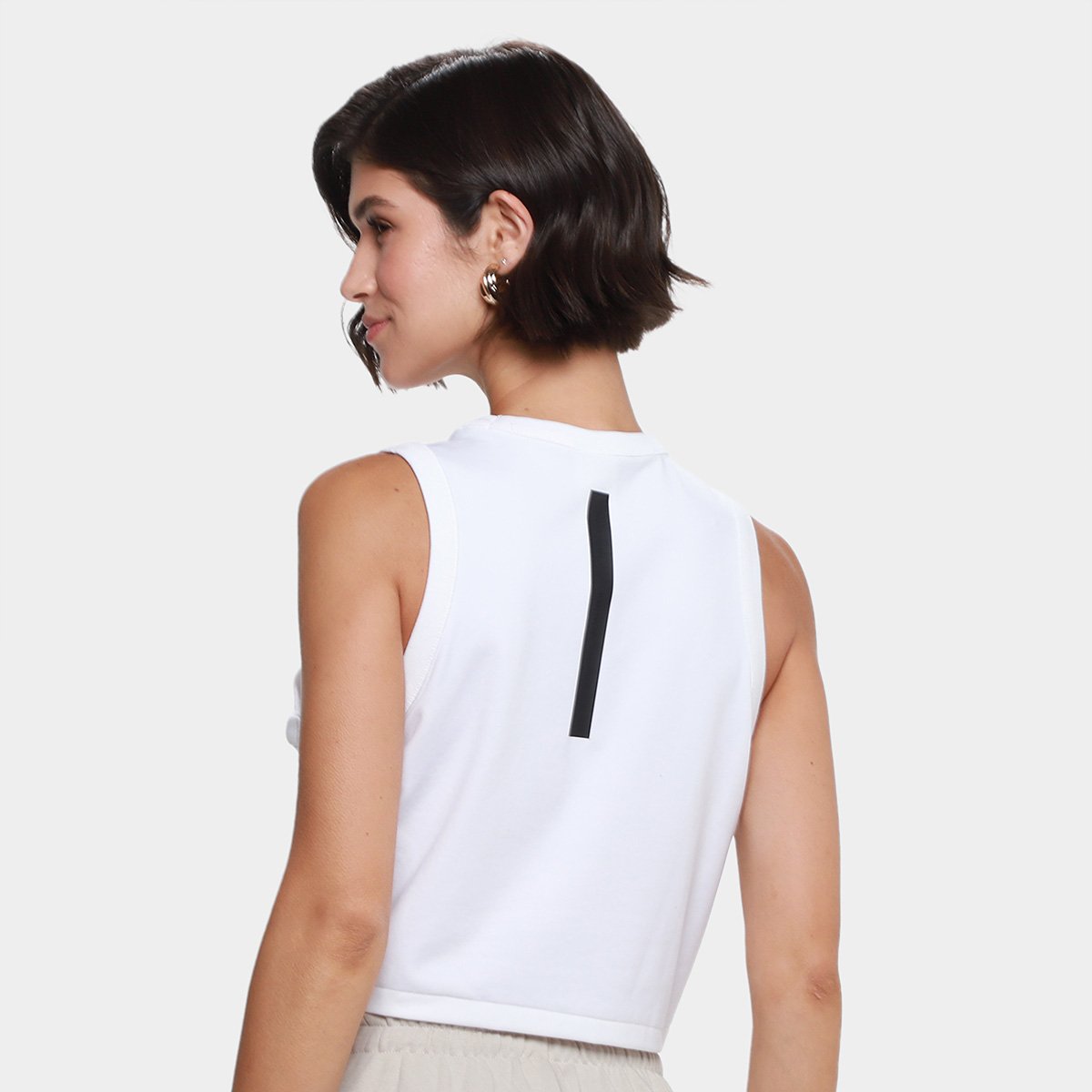 Regata Cropped Adidas Casual Feminina - Tam: P - 1