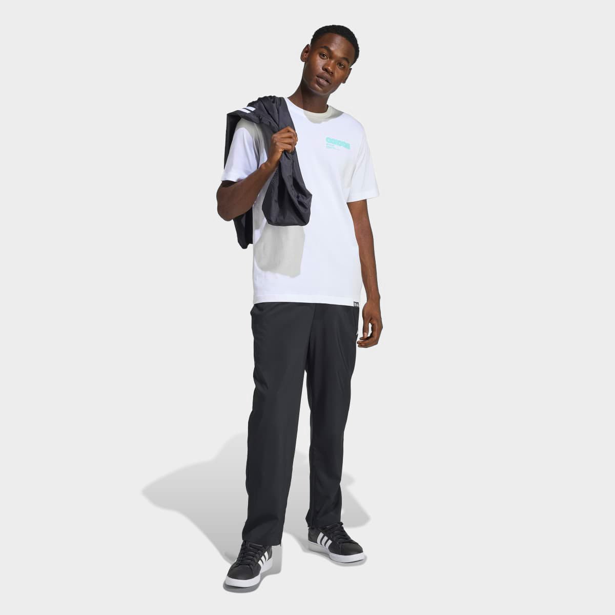 Camiseta Adidas Casual Sport Masculina - Tam: P - 4
