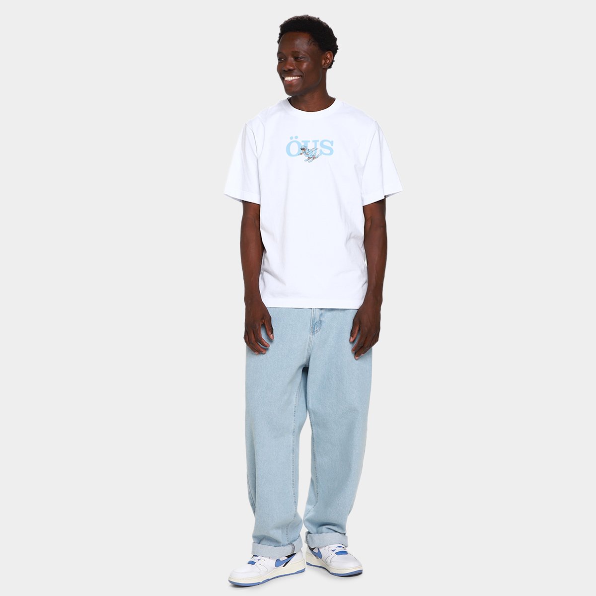 Camiseta Öus Estampada Masculina - Tam: P - 3