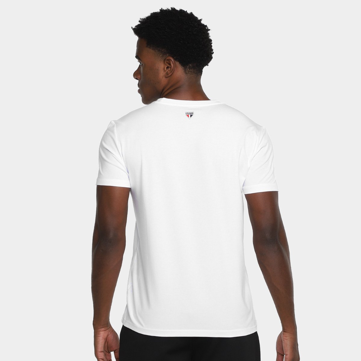 Camiseta São Paulo JAB Cotton Premium Masculina - Tam: EGG - 1