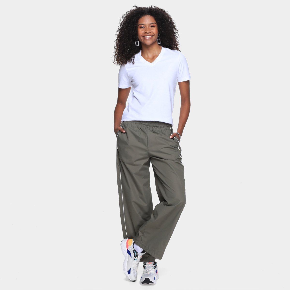 Camiseta Fila Basic Feminina - Tam: P - 3