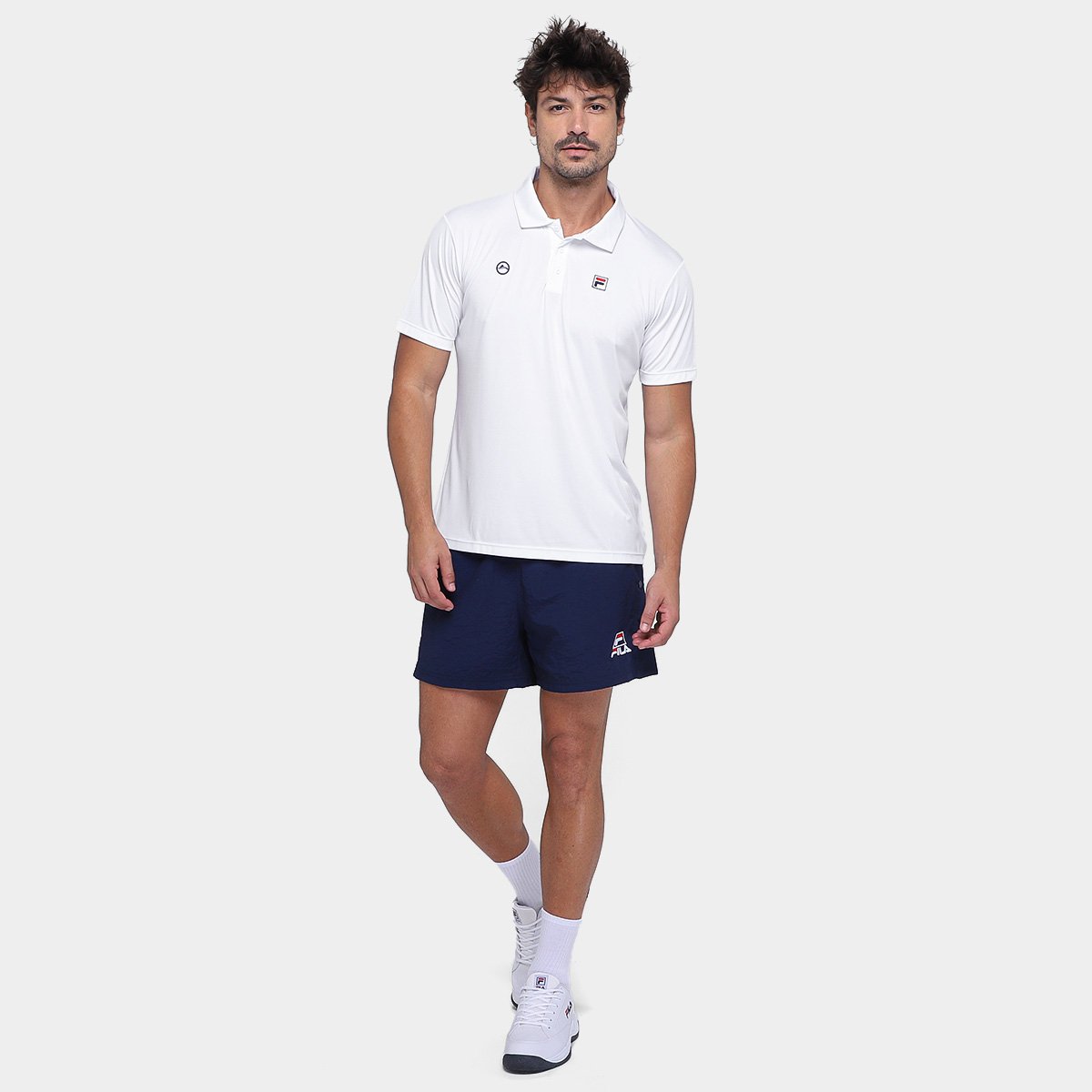 Camisa Polo Fila Player F-Box II Rio Open 25 Masculina - Tam: G - 3